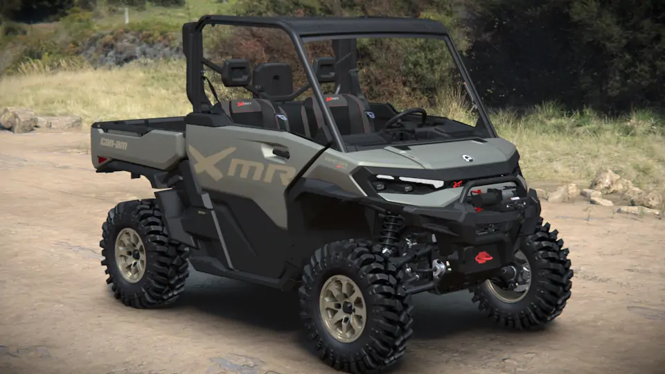 Can-Am Defender X mr with half-doors 2027 — Can-Am